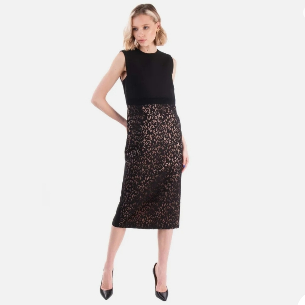 Les Copains Lace Pencil Dress